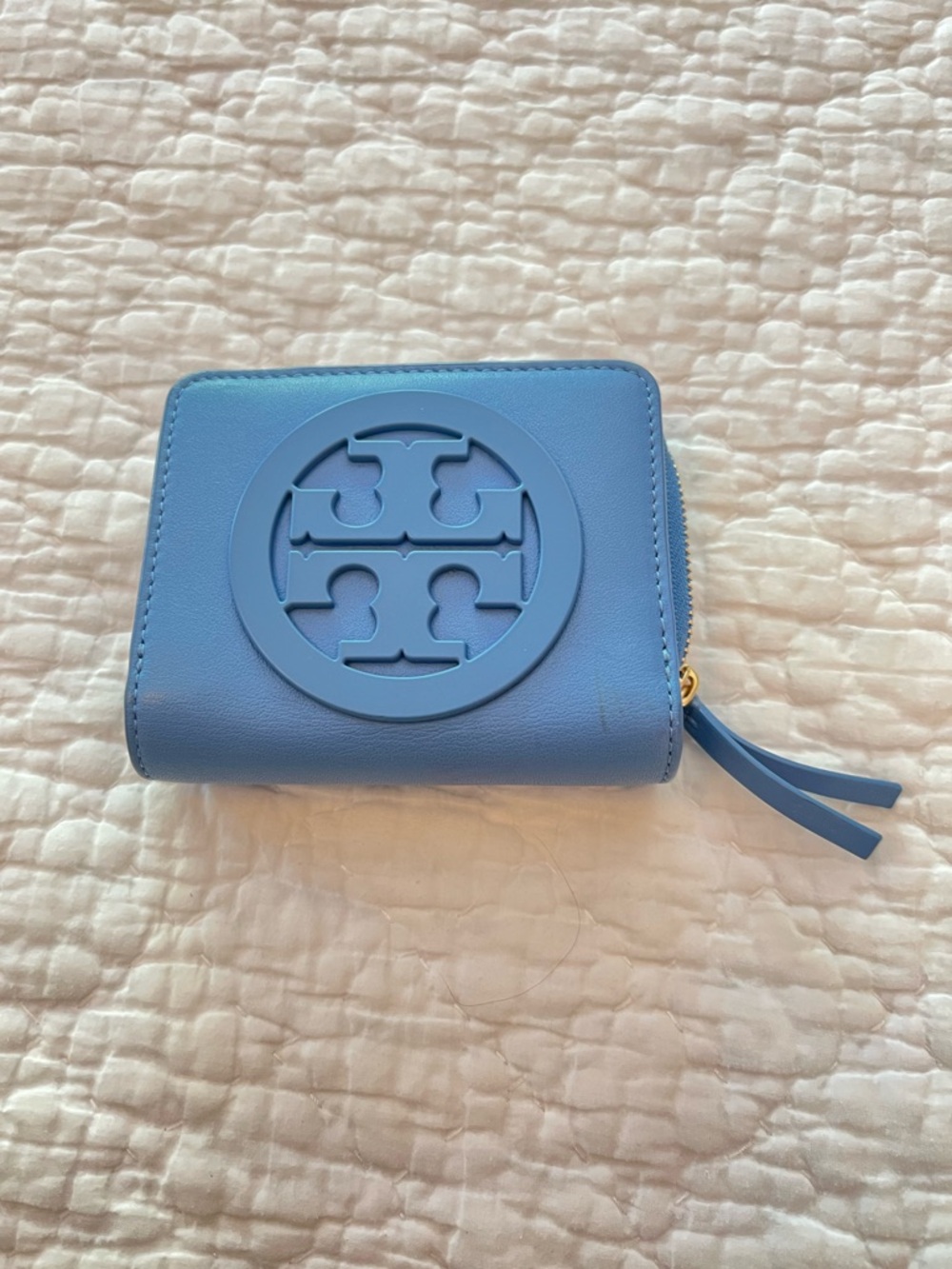 Tory Burch Wallet Cornflower Blue EUC